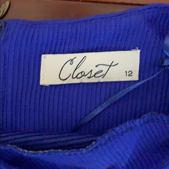 Royal Blue Body-con Dress - Picture 2 of 3